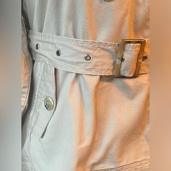 Sere Nade belted tan khaki cotton jacket size medium - Picture 3 of 8